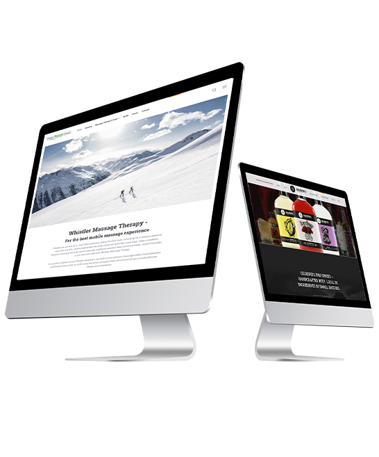 headhunters websites on imac - white background